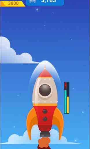 Idle Rocket Sky: toque, toque, salte 2