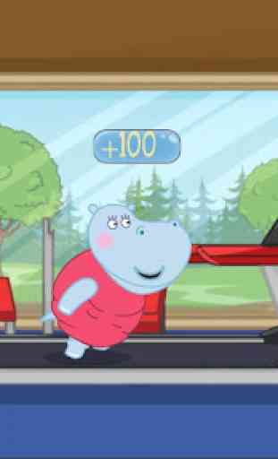 Jogos de Fitness: Hippo Trainer 2