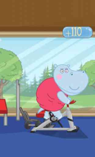 Jogos de Fitness: Hippo Trainer 4