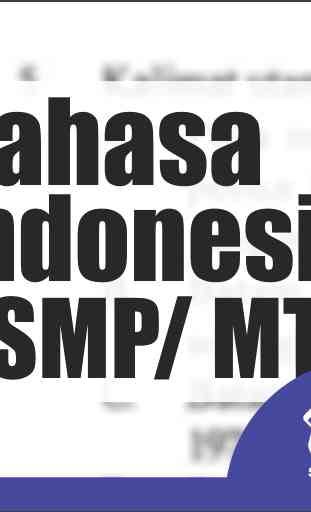 Kelas 7 SMP / MTS Mapel Bahasa Indonesia 1