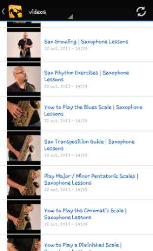 lições do saxofone 3