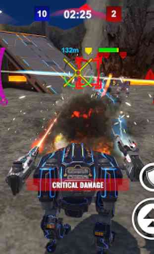 Mech Wars: batalha de robôs multiplayer 3