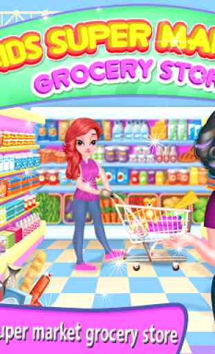Menina Supermercado Compras Shopping 1