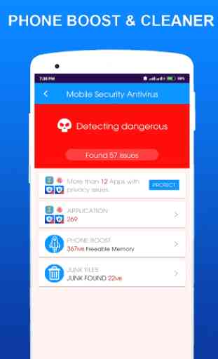 Mobile Security - Antivirus,Applock,Cleaner 3
