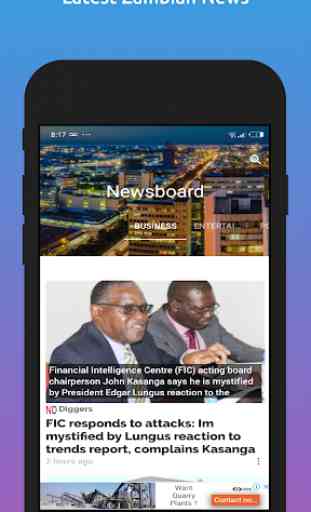 Newsboard: Zambian Latest News 1