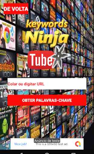 NinjaTube Keywords YouTube Ferramenta de SEO 2