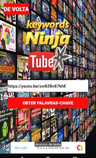 NinjaTube Keywords YouTube Ferramenta de SEO 4