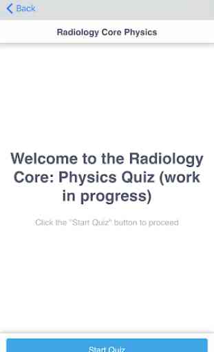 Radiology Core: Physics 1