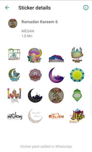 Ramadan Kareem stickers 1