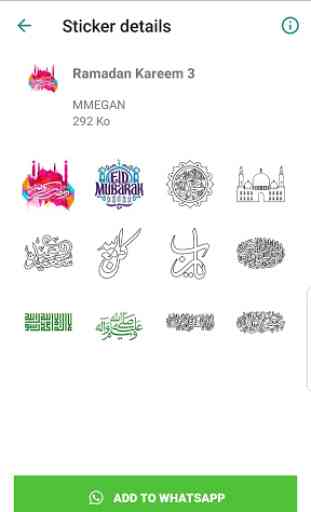 Ramadan Kareem stickers 4