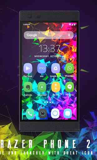 Razer Phone 2 theme and launcher 1