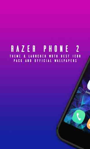 Razer Phone 2 theme and launcher 2