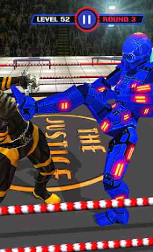 Robot Ring Fighting-Superhero Robot VS Steel Robot 4