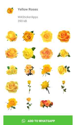 Roses Stickers  (WAStickerApps) 3
