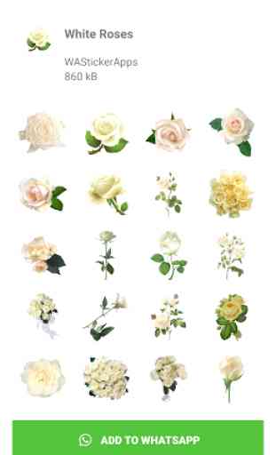 Roses Stickers  (WAStickerApps) 4