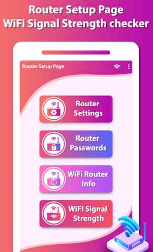 Router Setup Page - WiFi Signal Strength checker 2