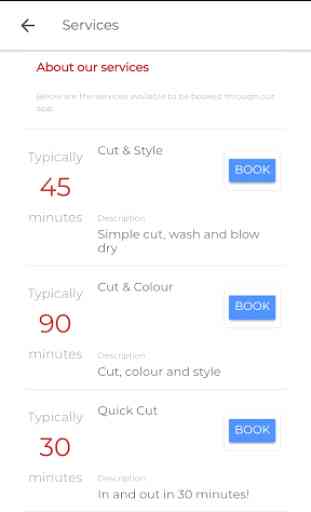 Salon Appointment Booking App 3