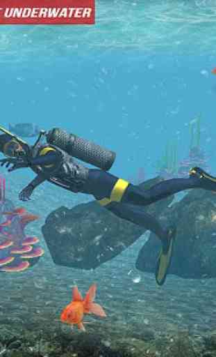 Scuba Diving Simulator: caça do tubarão subaquátic 1