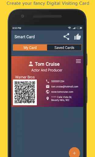 Smart Card - Digital Visiting Card with QR Code 1