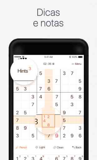 Sudoku Gratis em Portugues. Clássico Sudoku 9x9. 3