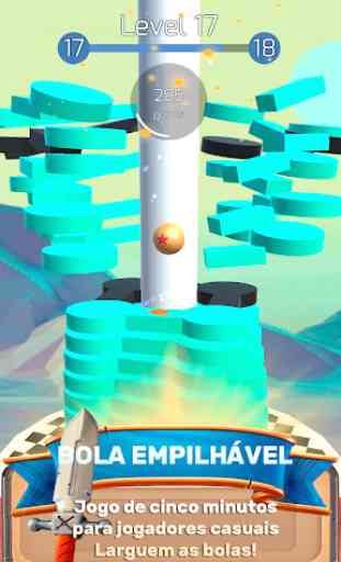 The Stack Tower : Ball Fall bola cair do jogo 3d 3