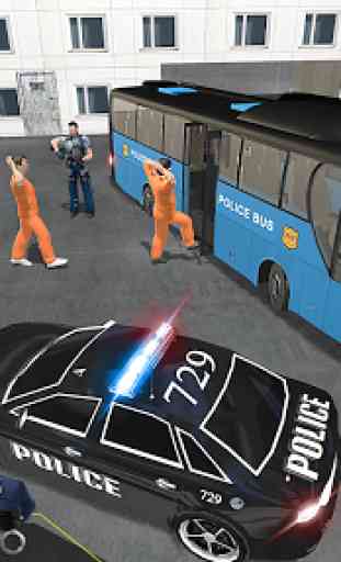 Transport de ônibus policial dos EUA Sobrevivência 3