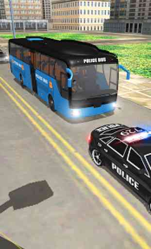 Transport de ônibus policial dos EUA Sobrevivência 4
