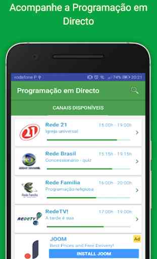 Tv Brasil - Programação de tv no Celular 1