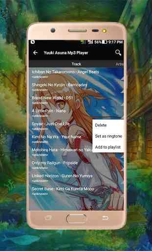 Yuuki Asuna Mp3 Player 3