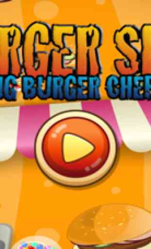 Burger Shop Big Head: fabricante de jogos hamburger para meninas e meninos 1