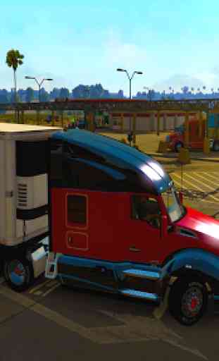 3D Euro Truck Traffic Simulator Real 2