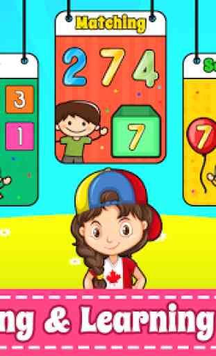 Aprenda números para crianças - 123 contando jogo. 2