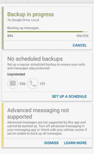 Backup sms and messages 4