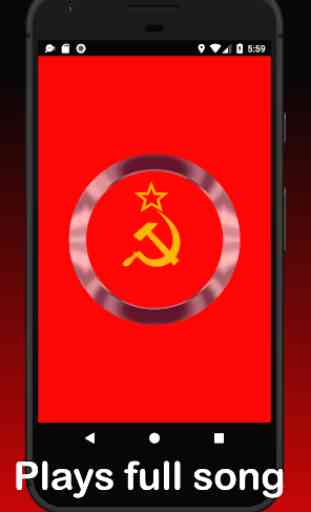 Botão soviético do comunismo Hino da URSS 2
