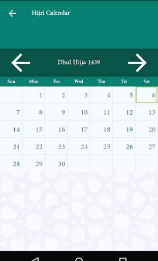 Calendário islâmico + idade + aniversário 2