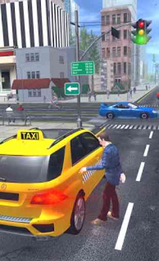 Cidade Taxi Driving Game 2018: Divertido Taxista 1