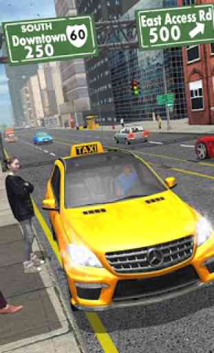 Cidade Taxi Driving Game 2018: Divertido Taxista 4