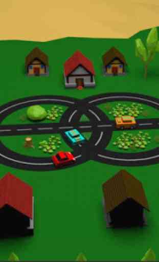 Circle Traffic Run : Crossy Crash 3