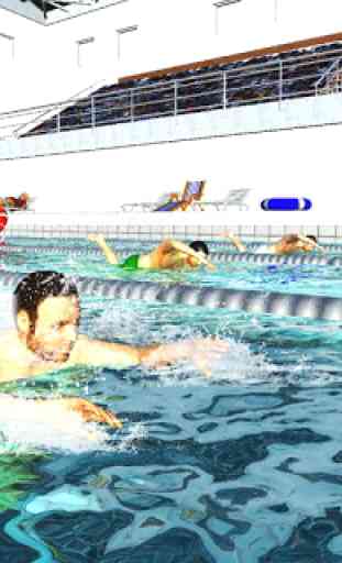 Corrida real da piscina - estação de natação 2018 1