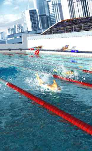 Corrida real da piscina - estação de natação 2018 3