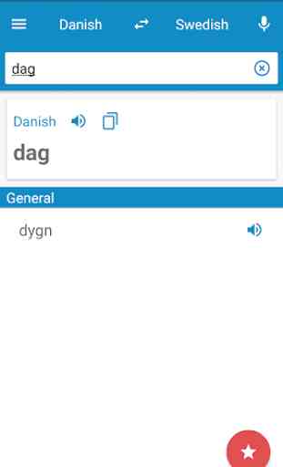 Danish-Swedish Dictionary 1