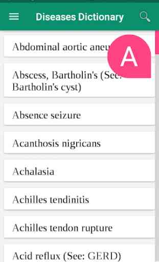 Disorder & Diseases Dictionary - Offline (Free) 1