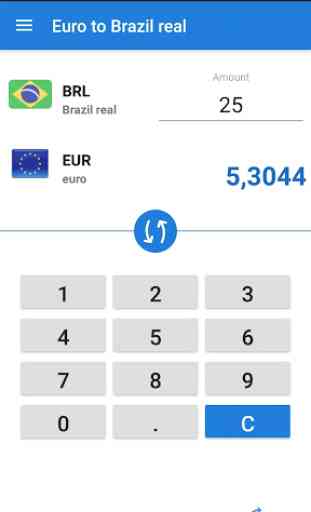 Euro para real brasileiro / EUR para BRL 2