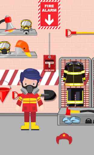 Fingir jogar posto de bombeiros: cidade bombeiro 1