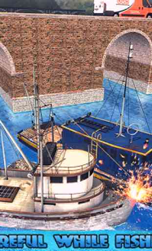 Fishing Ship Simulator 2019 : Fish Boat Game 3