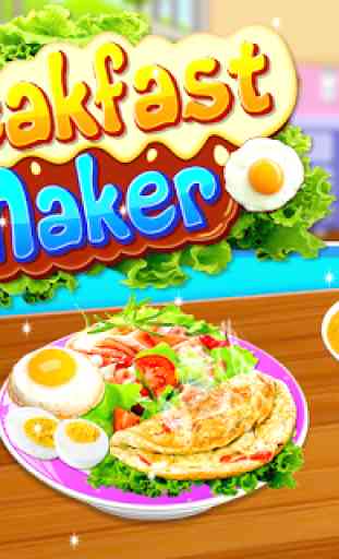 Healthy Breakfast Food Maker - Chef Cooking Game 1