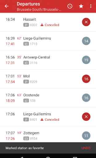 HyperRail - NMBS / SNCB Realtime train information 1