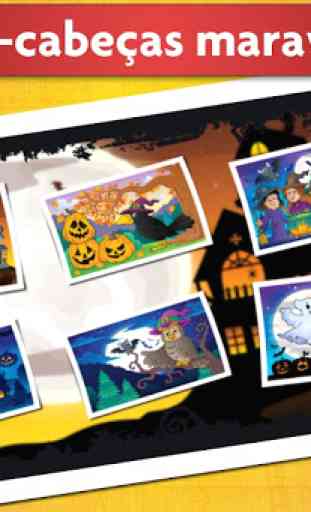 Jogo Halloween - Quebra-cabeça para Crianças  1