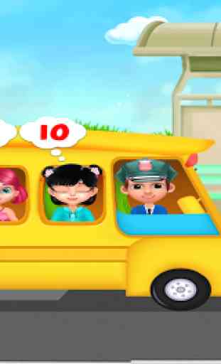 Jogos ônibus escolar crianças 4