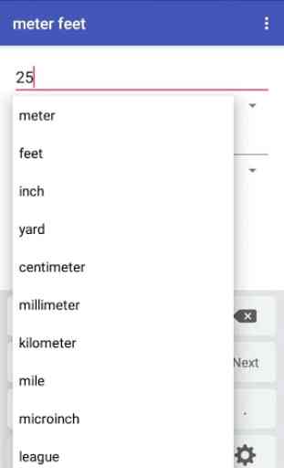 meters to feet to inches distance converter 4